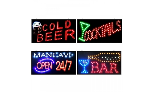 Led Bar Sign Pub Club Window Display Light Lamp Home Restaurant Shop Disco Gift