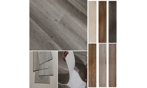 5m² Floor Planks Tiles Self Adhesive Wood Effect PVC Flooring Kitchen Bathroom