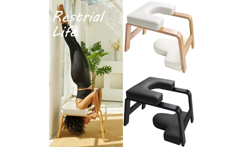 Yoga Inversion Stool Headstand Work Bench Upside Down Exercise Gym Stool Chair