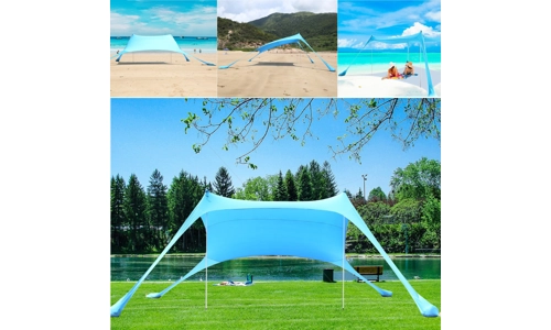 Portable Beach Tent Family Sun Shade 4-6 Person Shelter Camping Canopy UPF50+