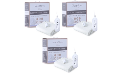 Electric Under Blanket with Adjustable Heat Settings Single Double King Size