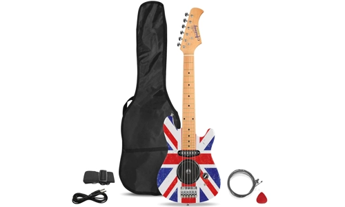 Kids Beginner Electric Guitar 30" 6 String Musical Instrument Union Jack Amp Kit