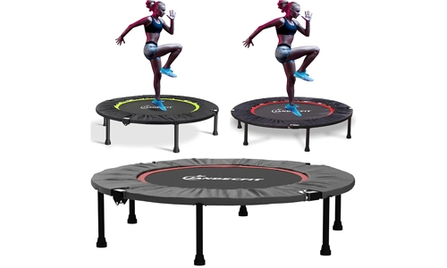 Mini Trampoline Foldable Fitness Jumper Rebounder Bouncer Excercise Gym 40"