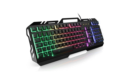 Wired USB Gaming Keyboard Rainbow LED RGB Backlit For Computer Desktop Laptop PC