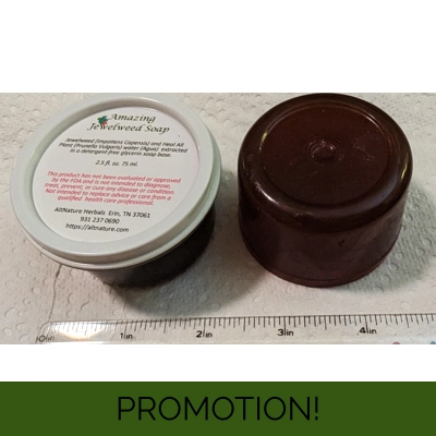 2.5 oz Soothing Amazing Jewelweed and Heal All Bar Soap