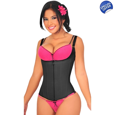 waist shaper zip bretelles gamme Luxe title=