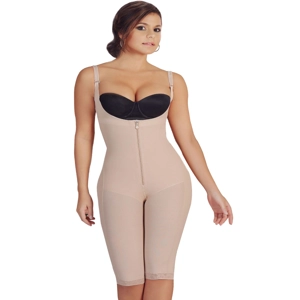 Combi longue bretelles amovibles dos haut