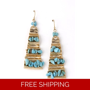 Pebble Wire Earrings