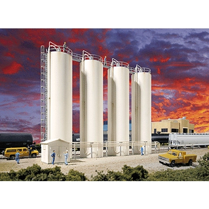 Walthers HO. Plastic pellet transfer facility kit