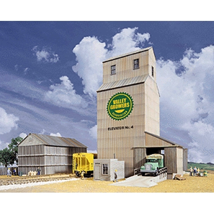 Walthers HO. Valley Growers Elevator kit