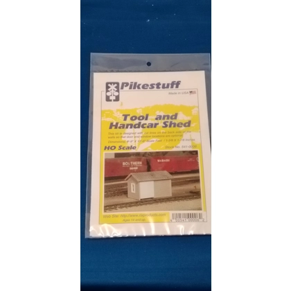 Pikestuff HO. Tool and handcar shed kit