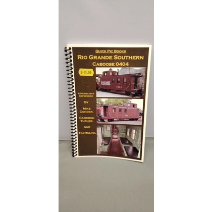 Pre owned Book. PO16 quick pic books Rio grande Southern caboose 0404 book