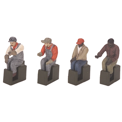 MTH O. Locomotive cab figures 4