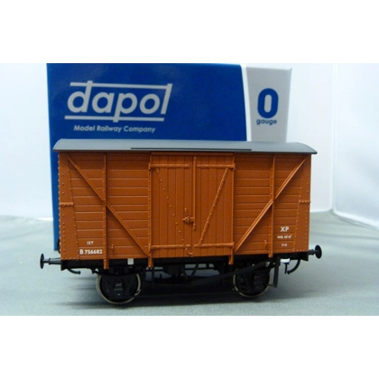 Dapol O. BR Standard Planked Van Diagram 208,Bauxite B756682