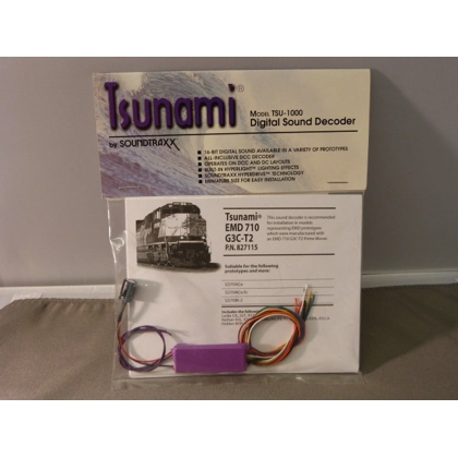 Soundtraxx DCC Sound Decoder,TSU-1000 for Emd 710 G3C-T2
