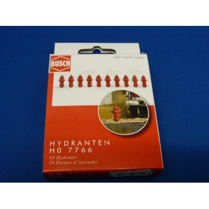 Busch HO. Fire Hydrants Pack 10