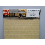 Busch HO Scale. Card sheet, Wood plank..