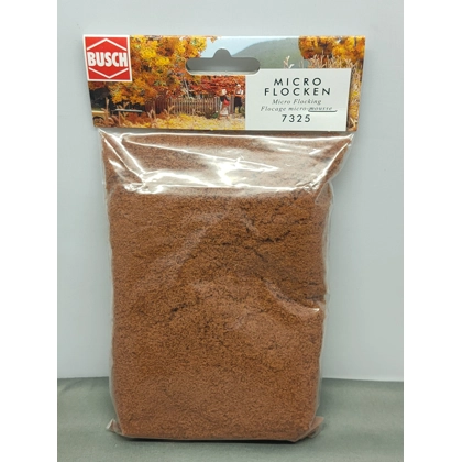 Busch. Orange/Brown Autumn flock material