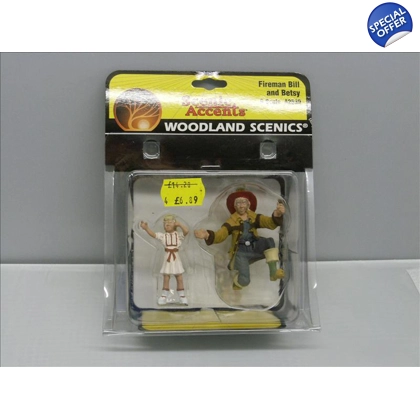 Woodland Scenics G.Fireman Bill & Betsy