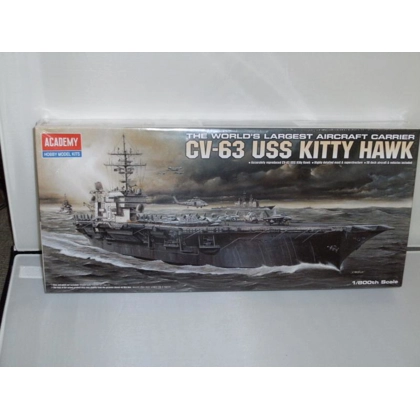 Academy.1/800th Scale CV-63 USS Kitty Hawk Aircraft Carrier Kit