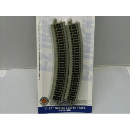 Bachmann N. E-Z Track 11.25" Radius Curved Pack of 6