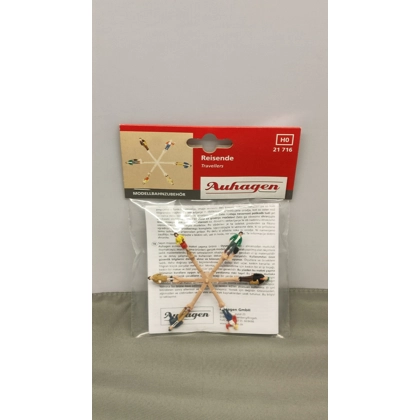 Auhagen HO. Passenger/ Travellers pk 6