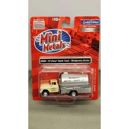 Classic Metal Works HO. 1957 Chevy septic truck, Montgomery service