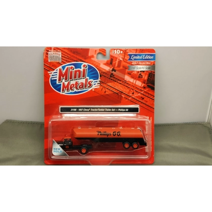Classic Metal Works HO.1957 Chevy Tractor/Tanker set Phillips 66