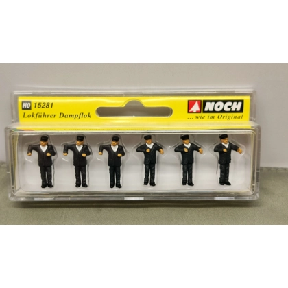 Noch HO. Engine Driver figures
