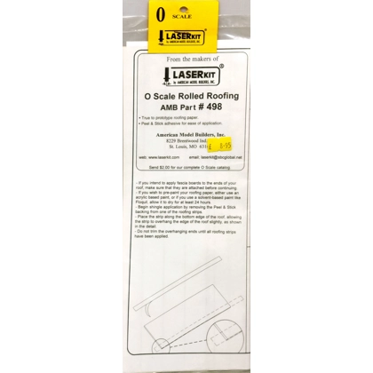 American Model Builders O. O scale rolled roofing
