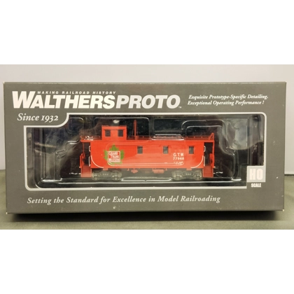 Walthers Proto HO. 30' GTW Style caboose,GTW #77948