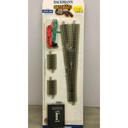 Bachmann N. E-Z Track #6 Wye turnout