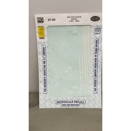 Microscale HO. New York Central Diesels (1960-1968) Decals