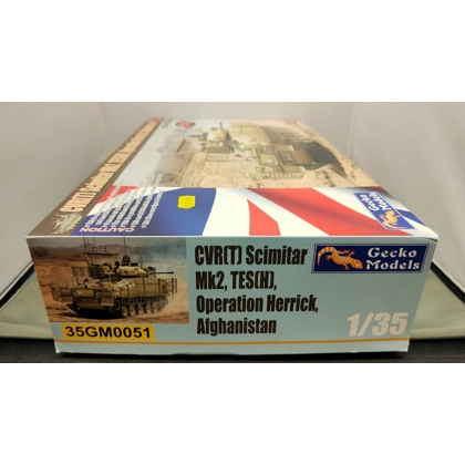 Gecko Models 1:35 Scale CVR(T) Scimitar Mk 2 TES(H), Armoured vehicle kit.