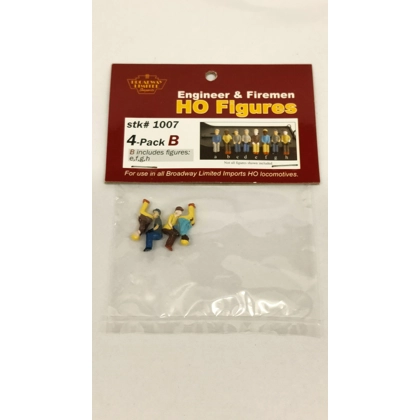 Broadway Limited Imports HO. Engineer and fireman Set B