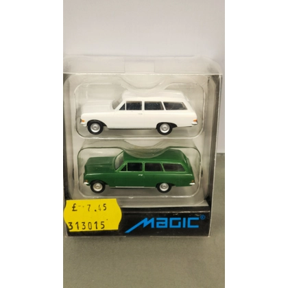 Herpa Magic HO. Opel Record estate pack of 2.