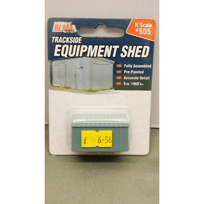 BLMA N Scale. Trackside equipment shed