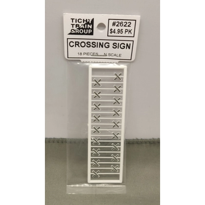 Itchy Train Group N scale. Railroad crossing signs