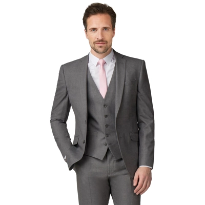 2 Piece Grey Skinny Fit Suit