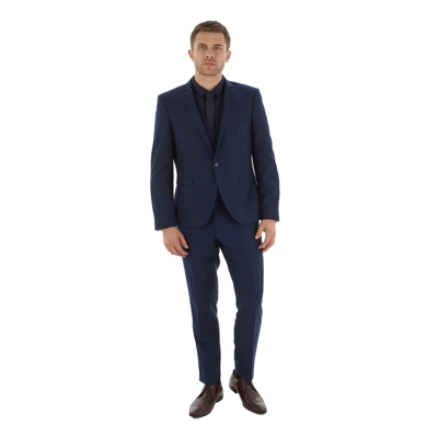 2 Piece Sapphire Plain Skinny Fit Suit