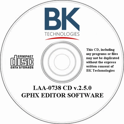 BK LAA-0738 GPH5102X Programming Sotware