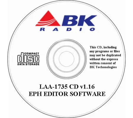 BK LAA-1735 EPH Radio Programming Software