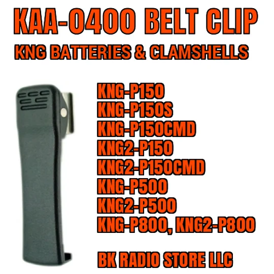KAA-0400 belt Clip for KNG replacement