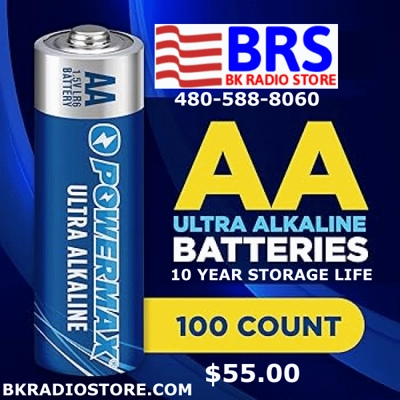 Powermax 100-Count Double AA Batteries Powermax 100-Count Double AA Batteries