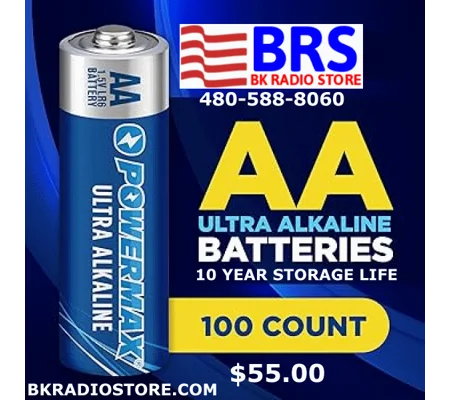 Powermax 100-Count Double AA Batteries
