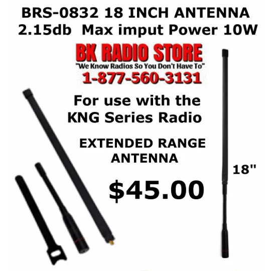 BRS0832 18" Long Range Antenna KNG Series