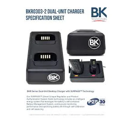 BKR-0303 DUAL SLOT CHARGER