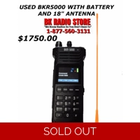 Used  BKR5000 Radio and ANT