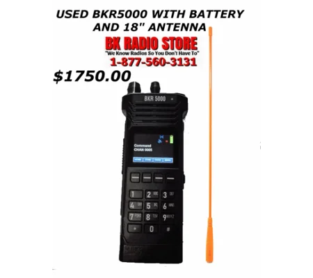 Used BKR5000 Radio and ANT
