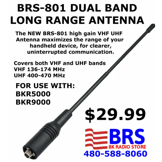 BRS-801 DUAL BAND HIGH GAIN ANTENNA